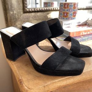 Zara block heel sandals size 39